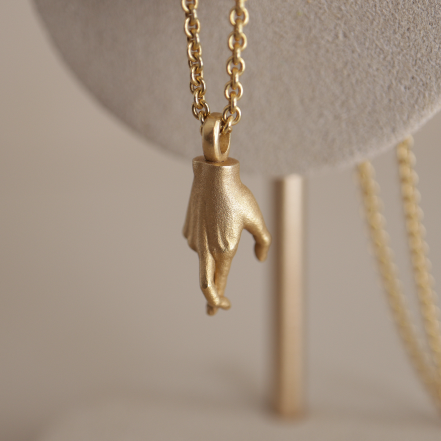 Small Fingers Crossed Pendant