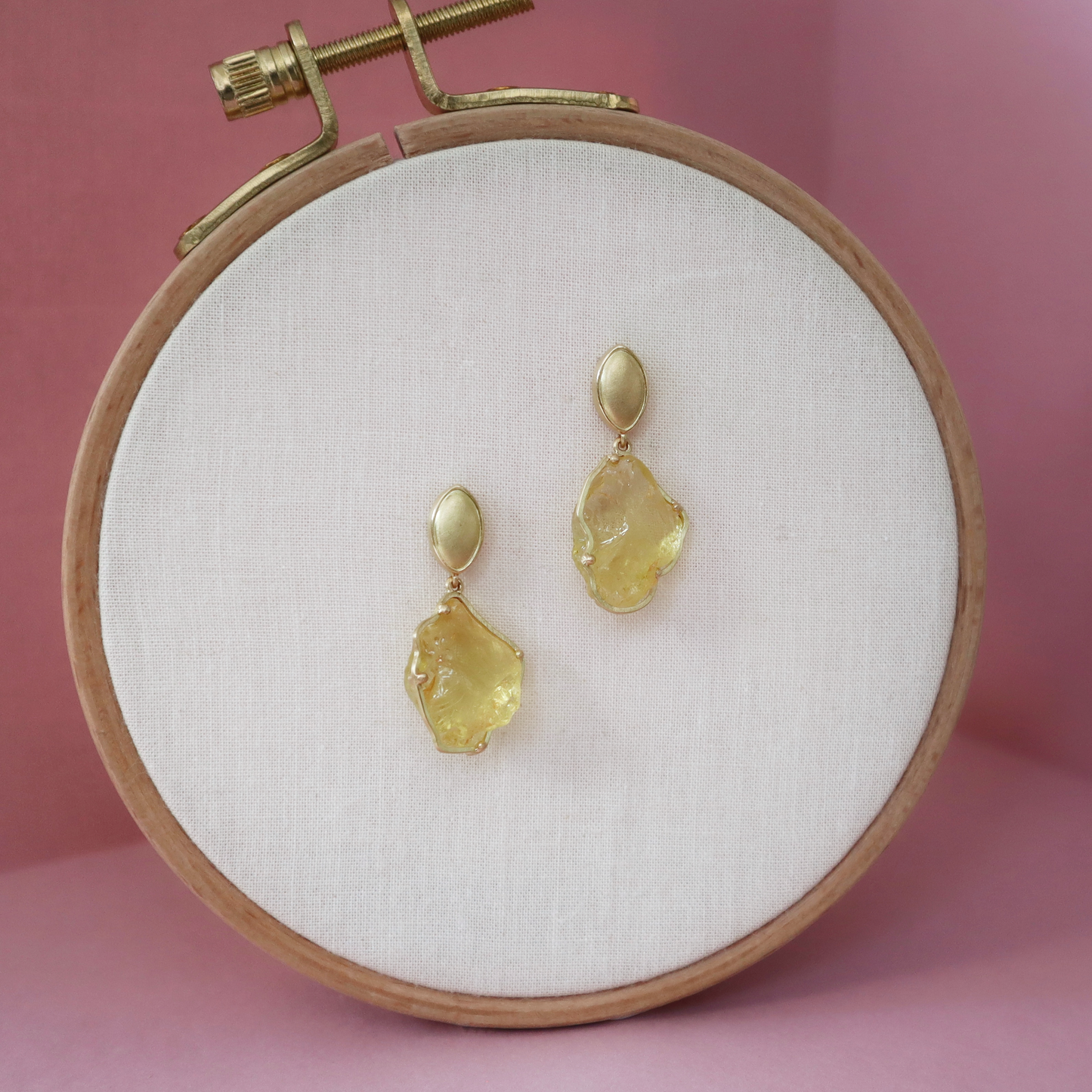 Golden Beryl Earrings