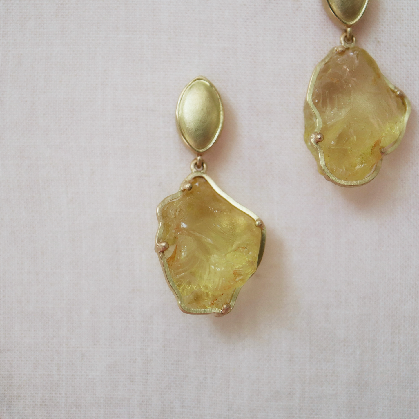 Golden Beryl Earrings