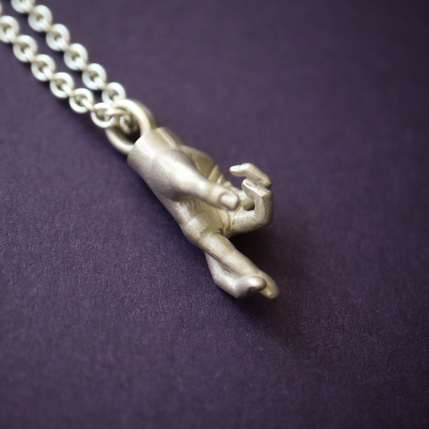 Small Fingers Crossed Pendant