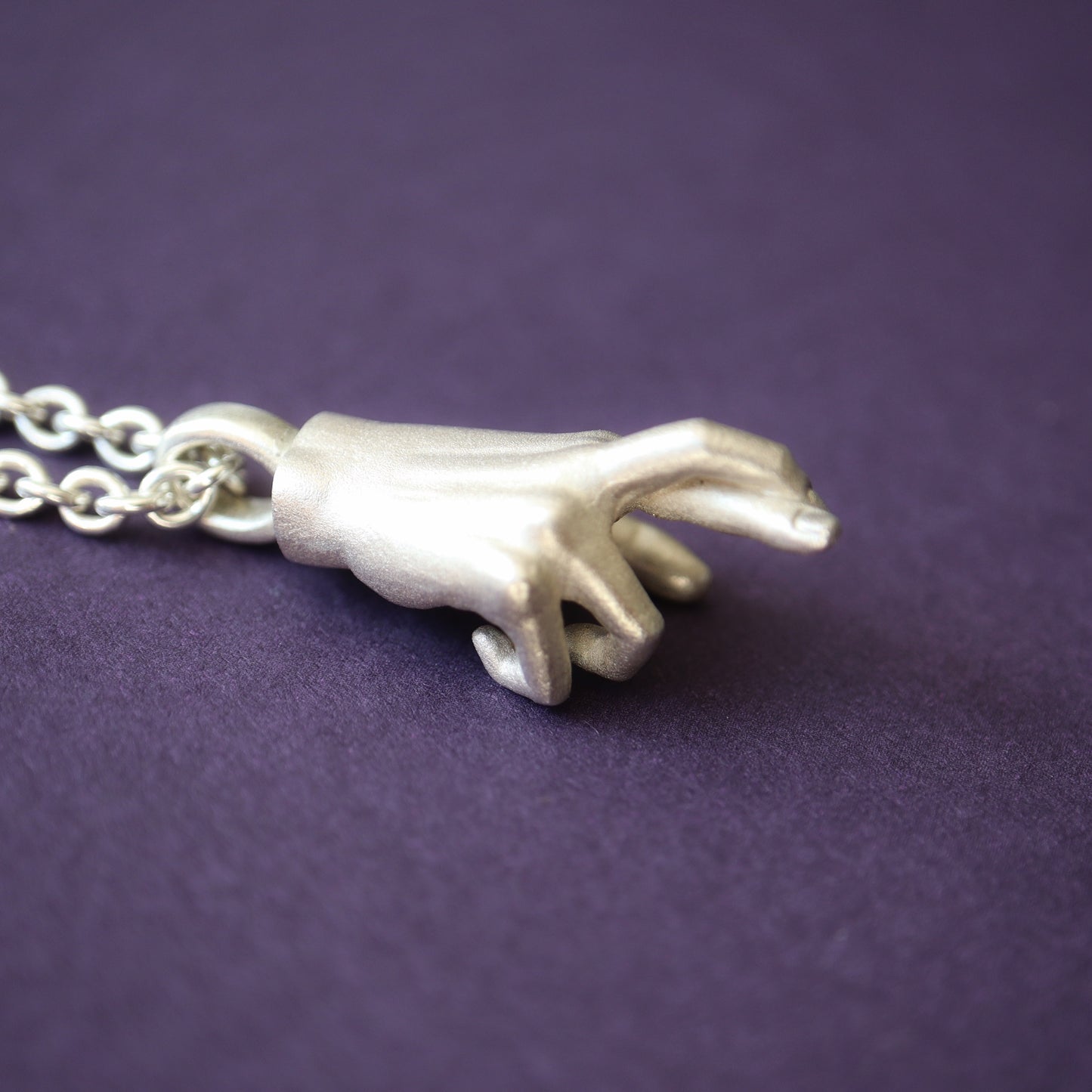 Small Fingers Crossed Pendant