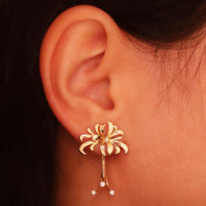 Spider Lily Earring Pendant