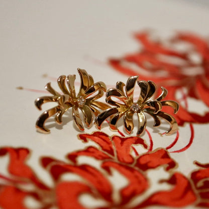 spider lily earrings Spider Lily Earrings – CL SH