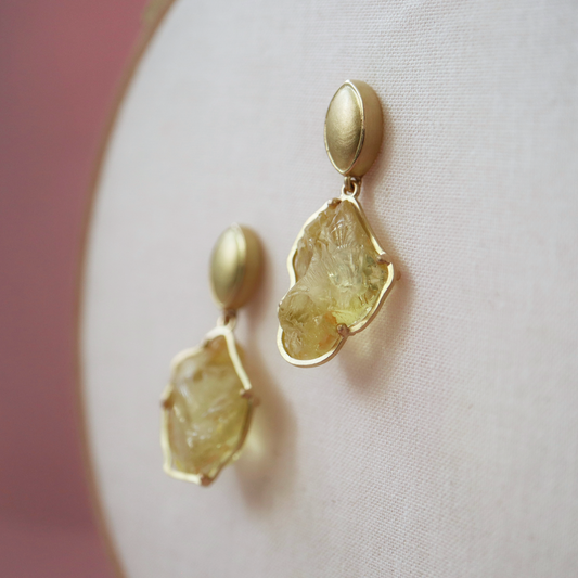 Golden Beryl Earrings